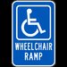 Wheelchair Ramp Sign